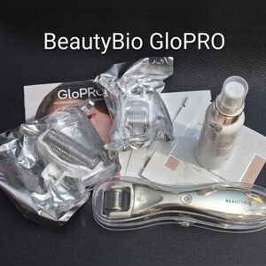 🎁BeautyBio GloPRO Microneedling Face and Body Tool Set with 3 Attachments